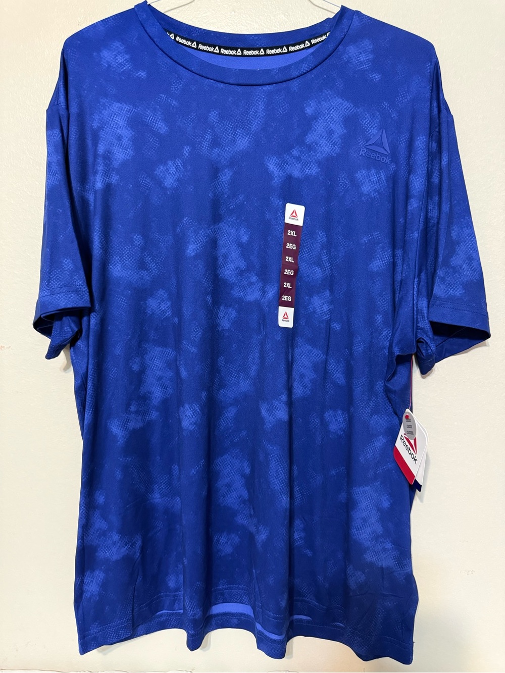 Reebok Men’s Royal Blue Short Sleeve Athletic Tee